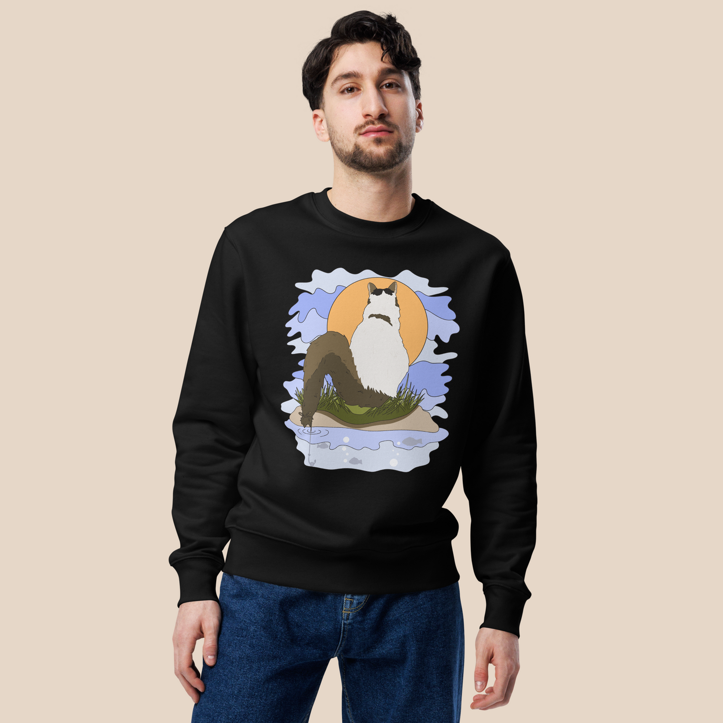 Finn Fishercat eco sweatshirt