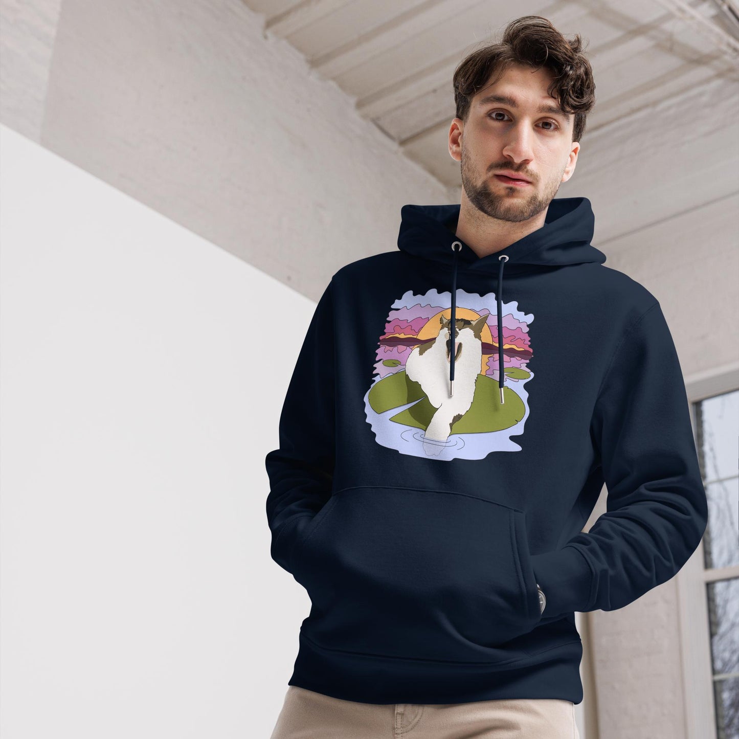 Finn's Sunset essential eco hoodie