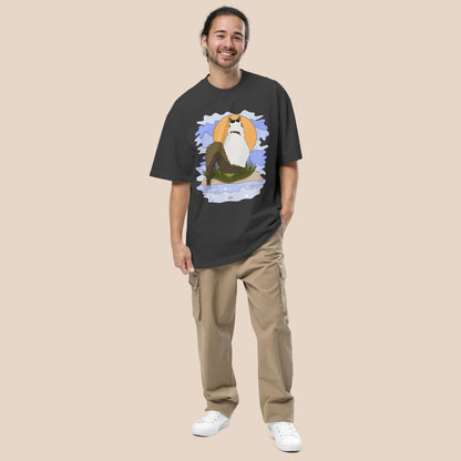 Finn Fishercat Oversized faded t-shirt
