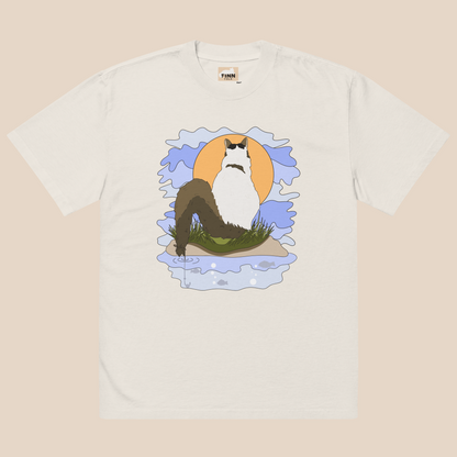 Finn Fishercat Oversized faded t-shirt