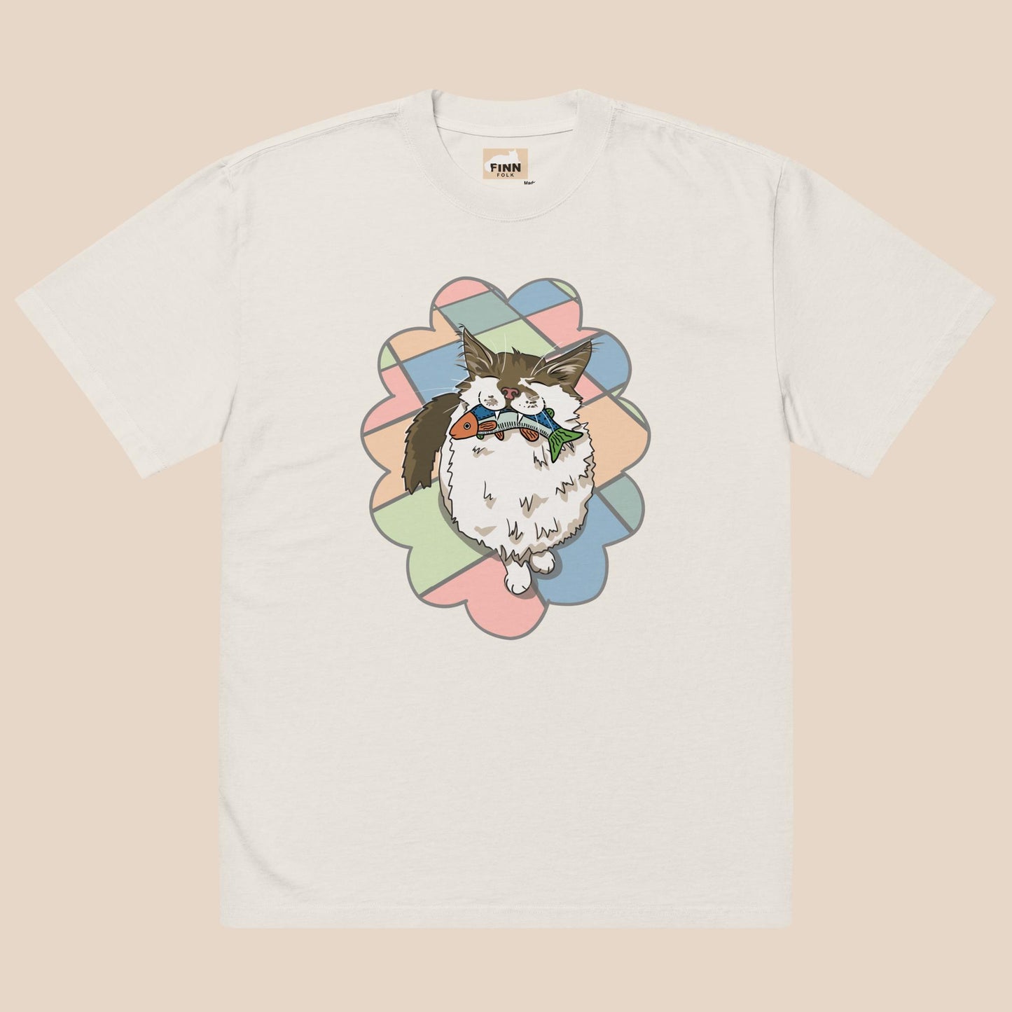 Funky Finn Oversized faded t-shirt