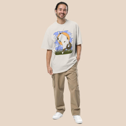 Jumping Finn Oversized faded t-shirt