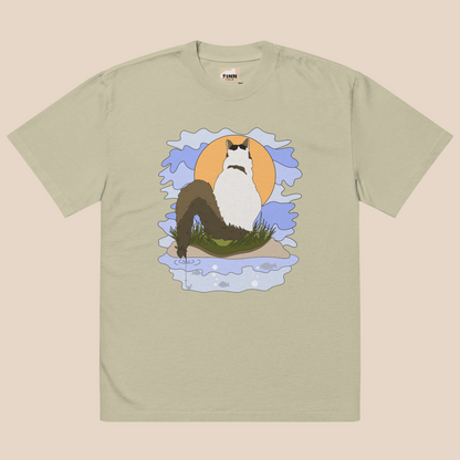 Finn Fishercat Oversized faded t-shirt