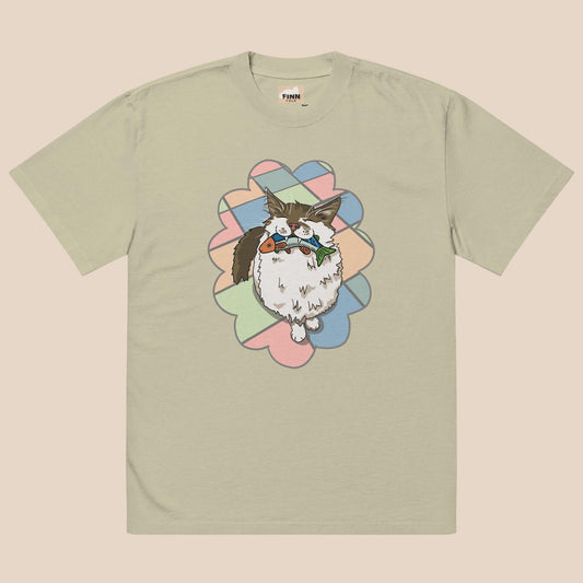 Funky Finn Oversized faded t-shirt