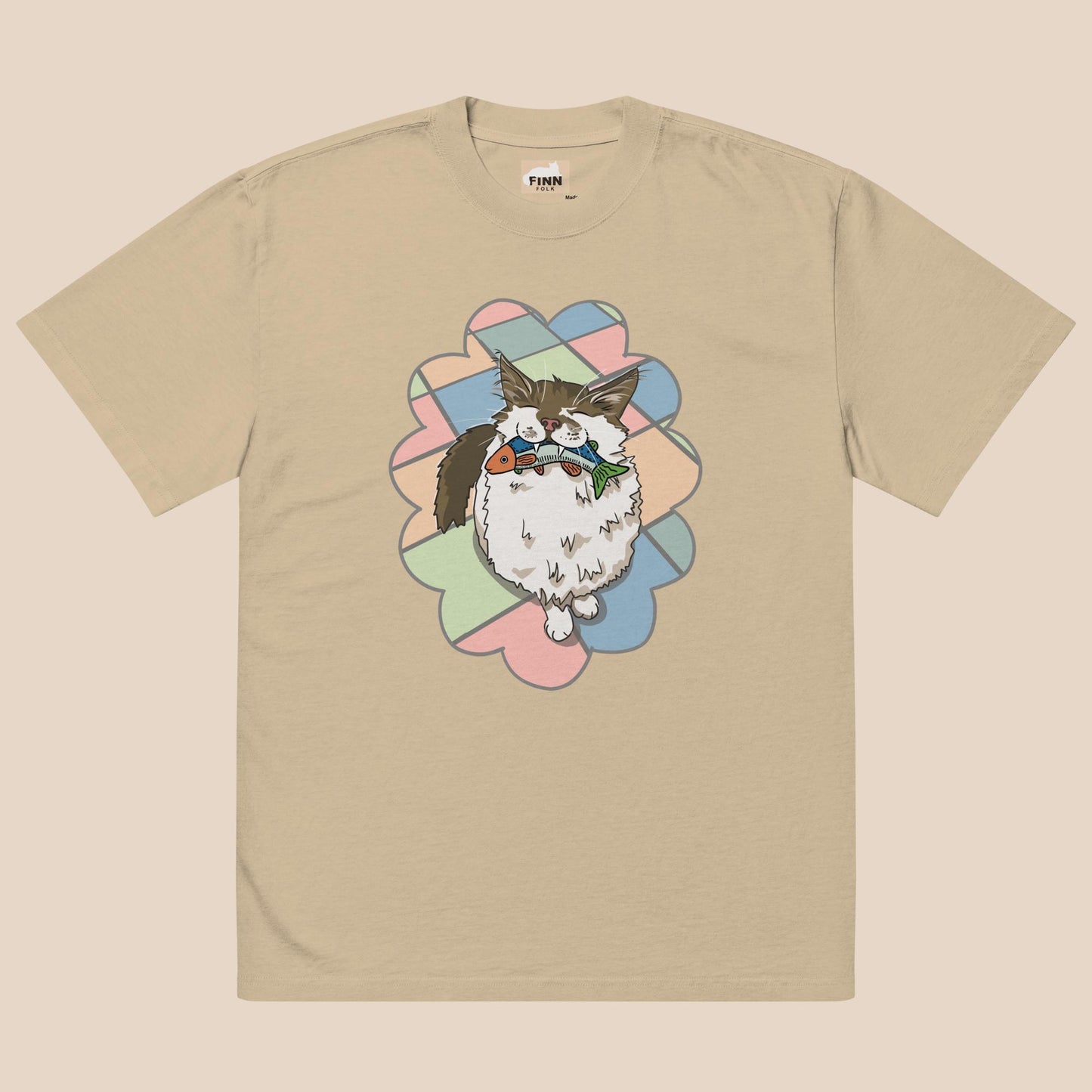 Funky Finn Oversized faded t-shirt