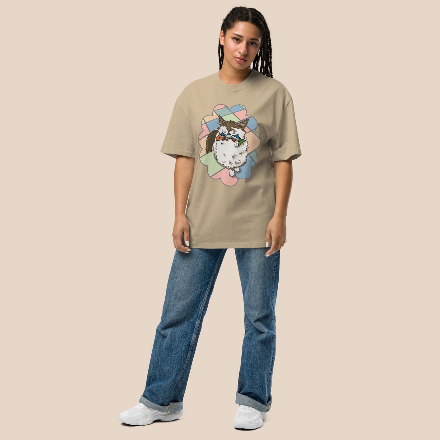 Funky Finn Oversized faded t-shirt