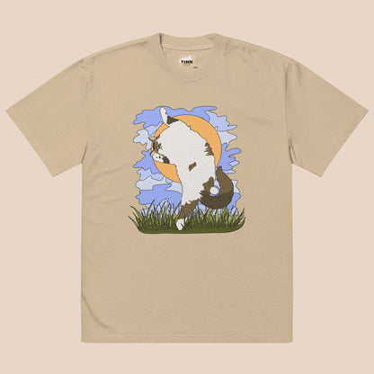 Jumping Finn Oversized faded t-shirt