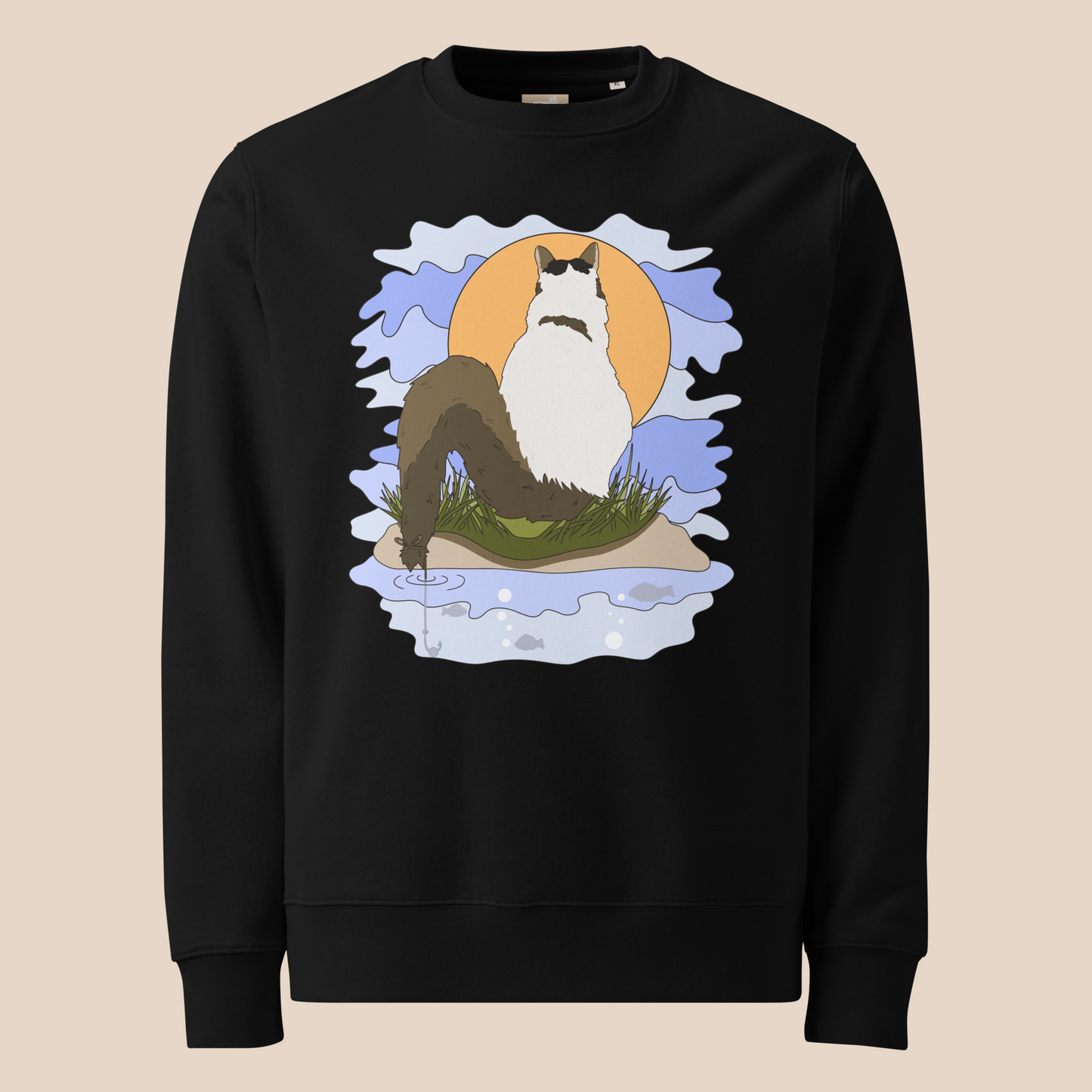 Finn Fishercat eco sweatshirt