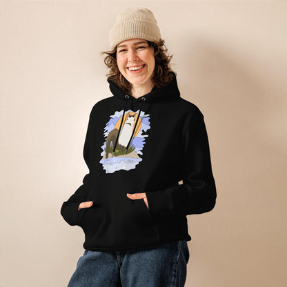 Tail fishing Finn essential eco hoodie
