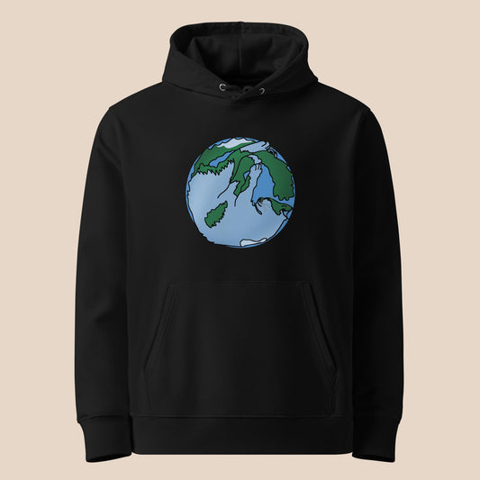 Cat Planet Finn essential eco hoodie