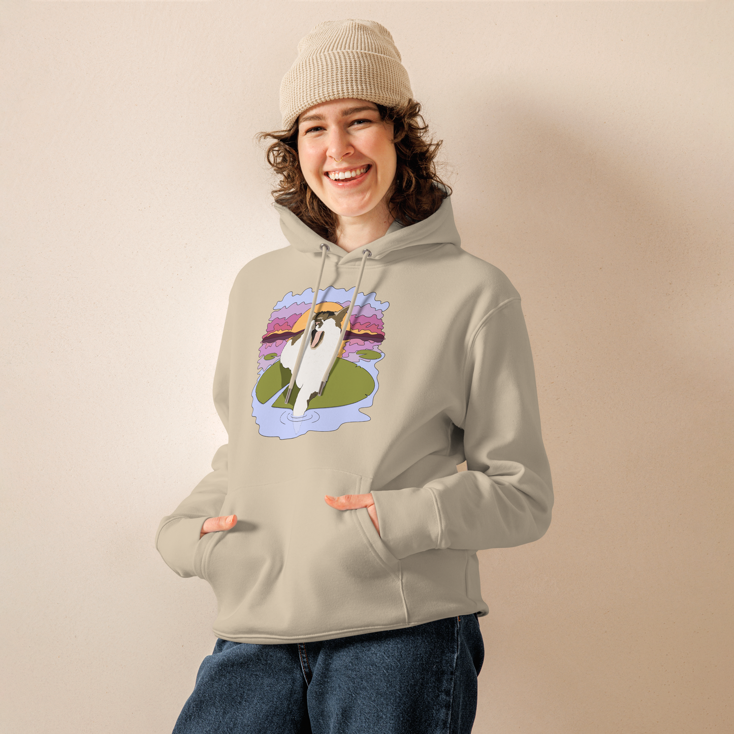 Finn's Sunset essential eco hoodie