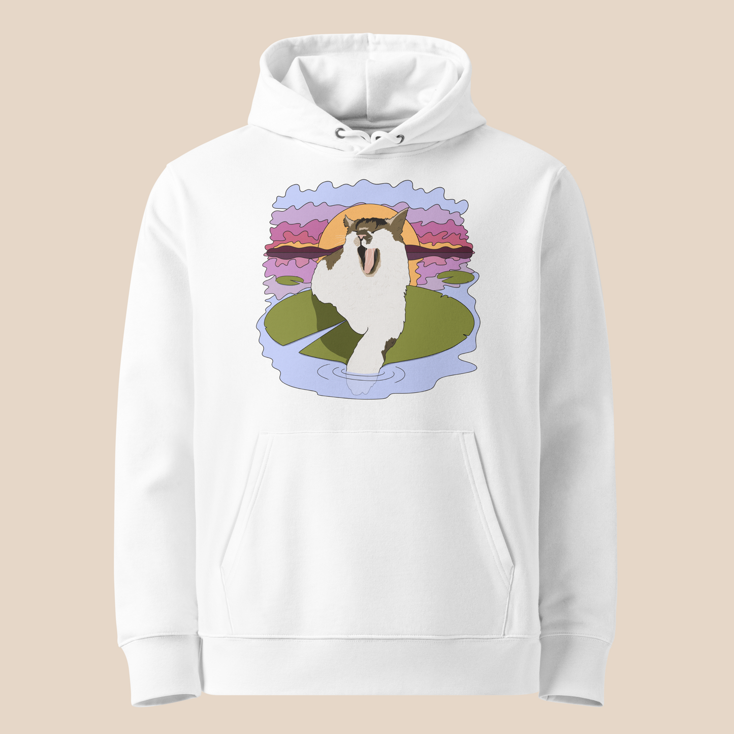 Finn's Sunset essential eco hoodie
