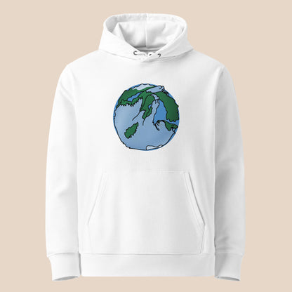 Cat Planet Finn essential eco hoodie
