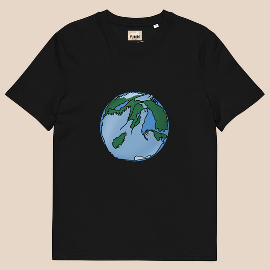 Cat Planet Finn organic cotton t-shirt