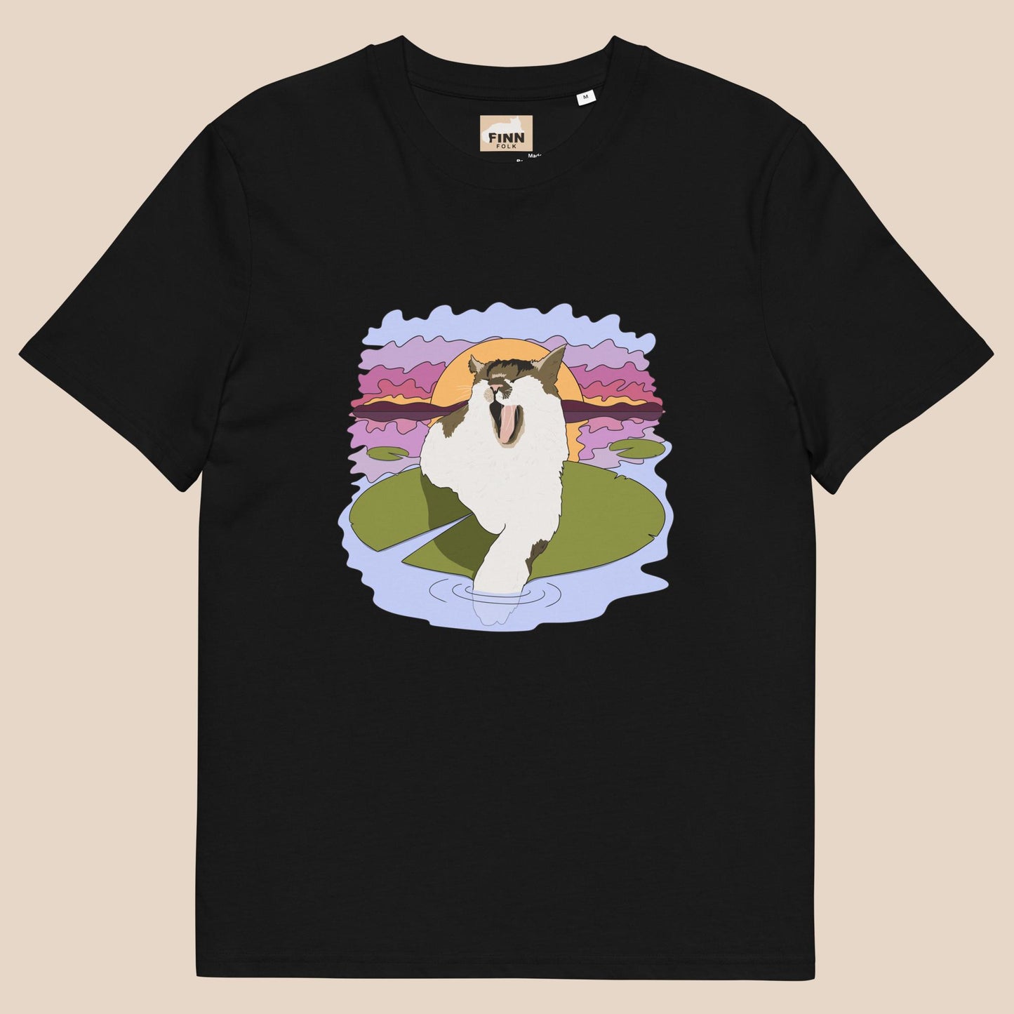 Finn's Sunset organic cotton t-shirt