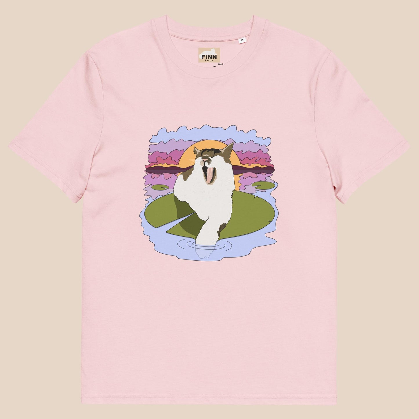 Finn's Sunset organic cotton t-shirt