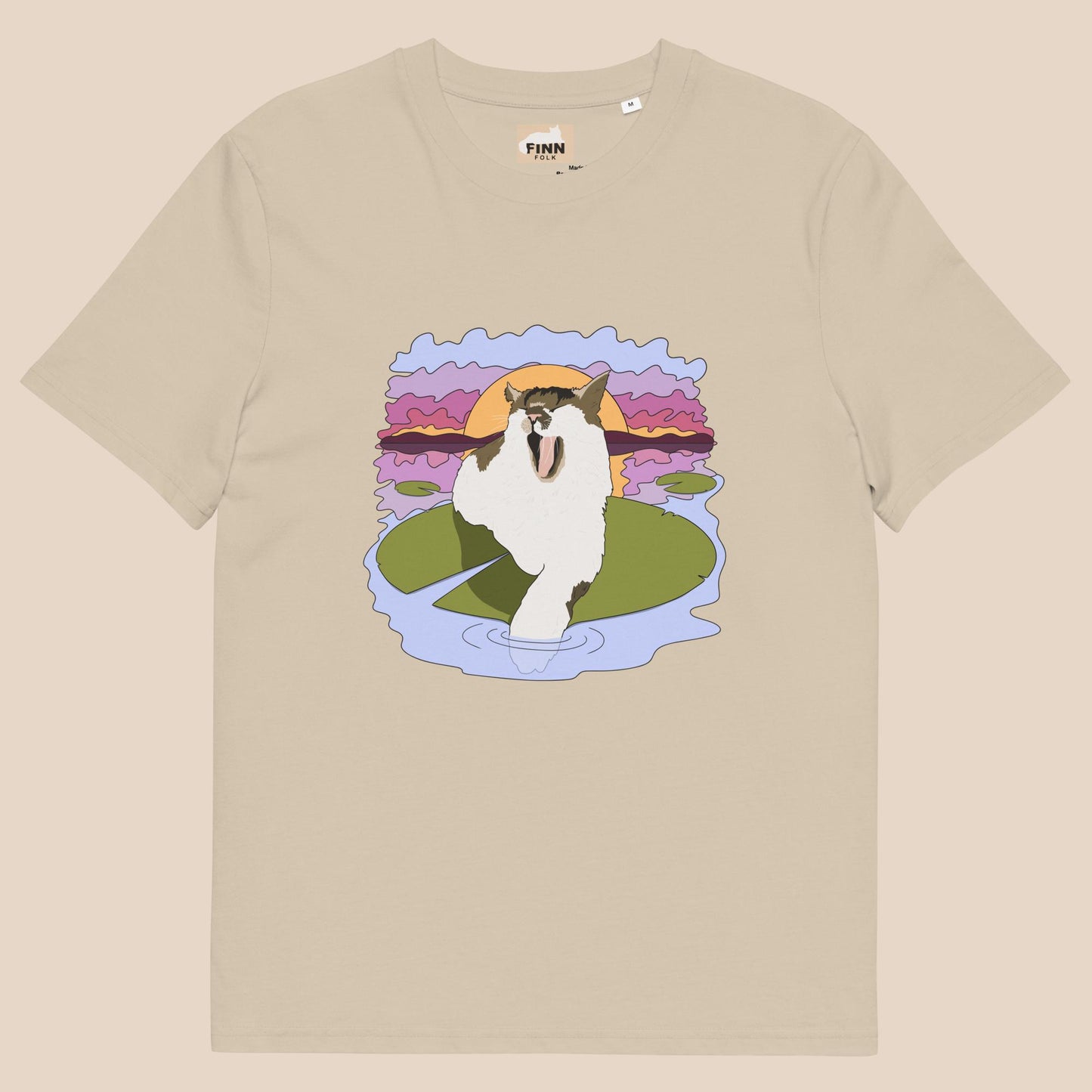 Finn's Sunset organic cotton t-shirt