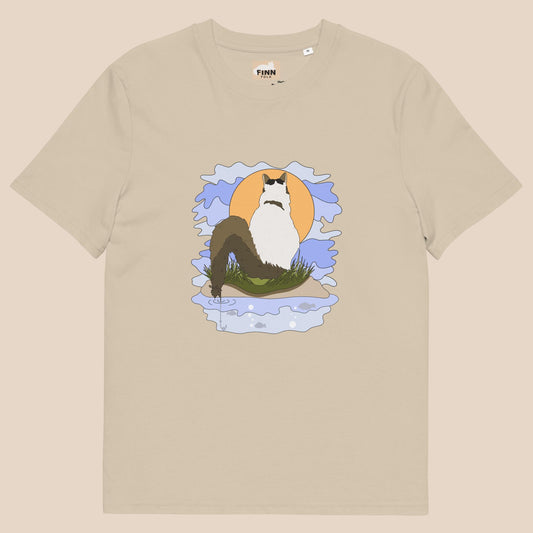 Tail fishing Finn organic cotton t-shirt