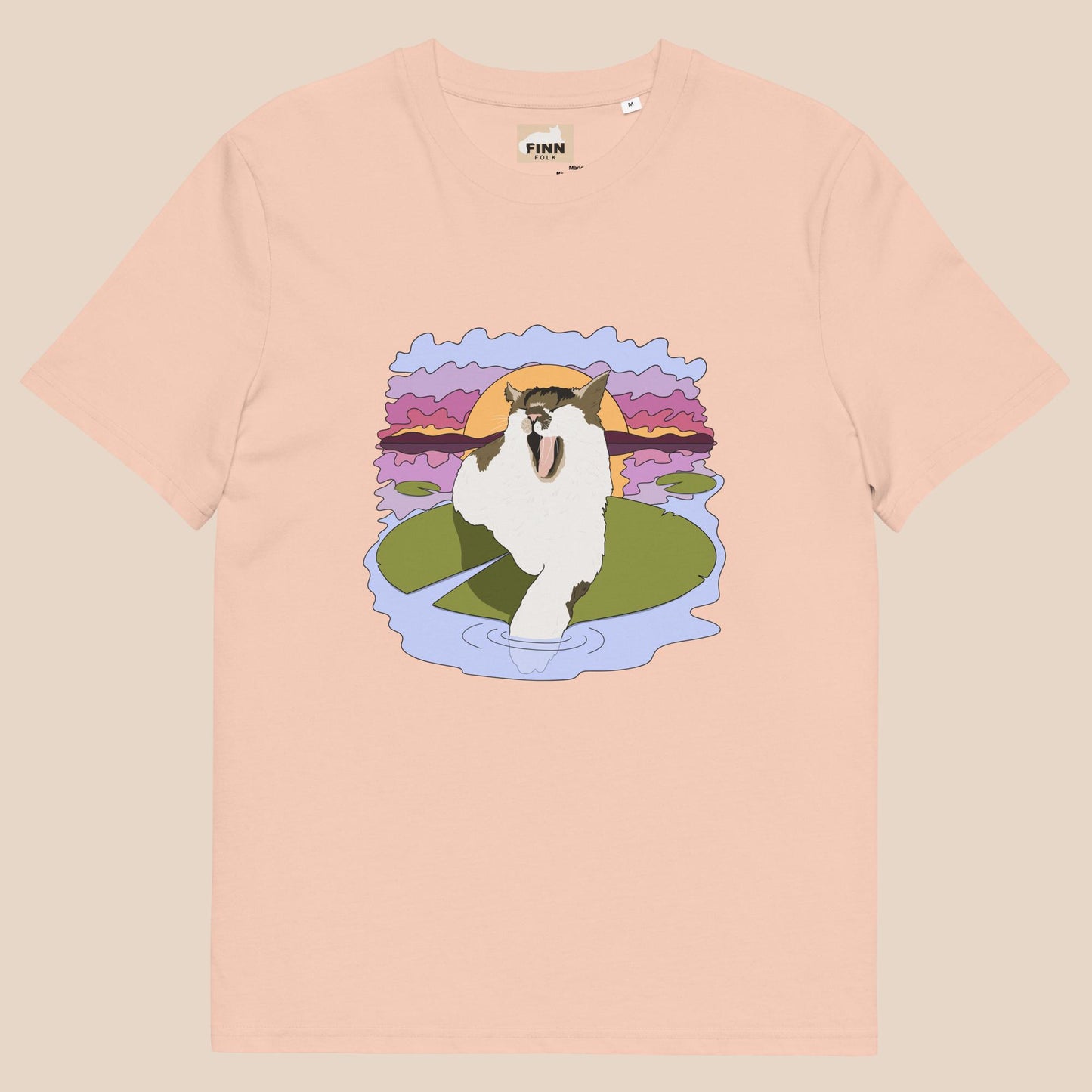 Finn's Sunset organic cotton t-shirt