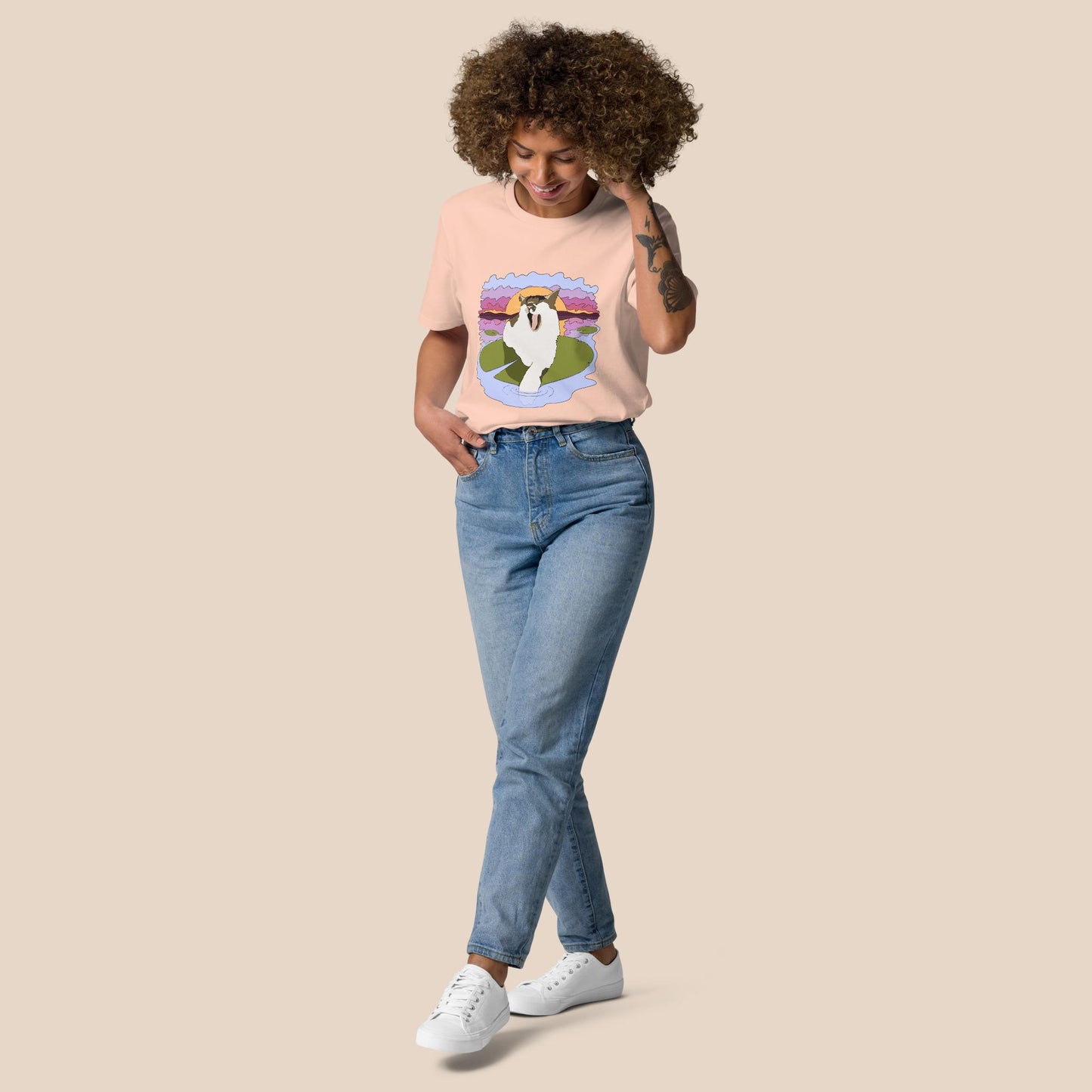 Finn's Sunset organic cotton t-shirt