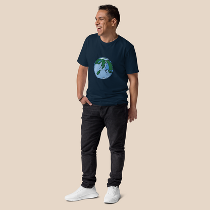 Cat Planet Finn organic cotton t-shirt
