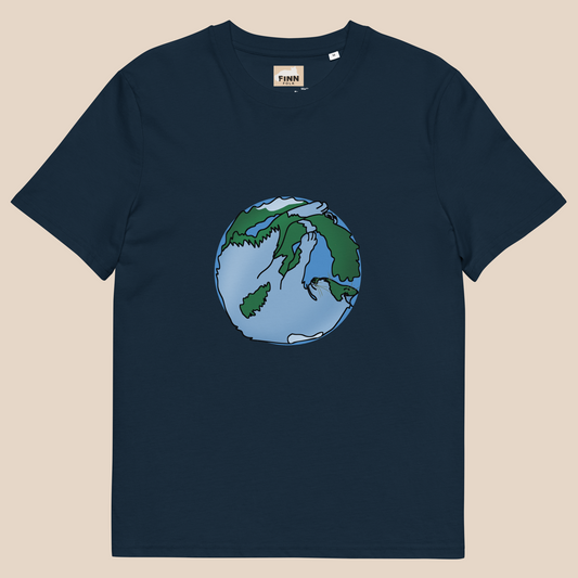 Cat Planet Finn organic cotton t-shirt