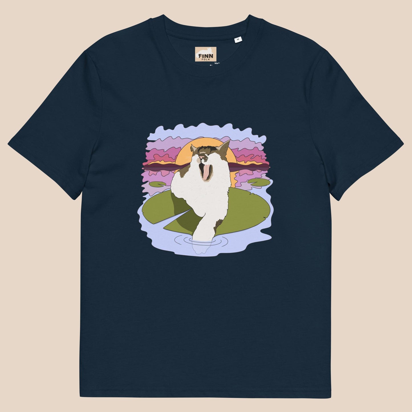 Finn's Sunset organic cotton t-shirt