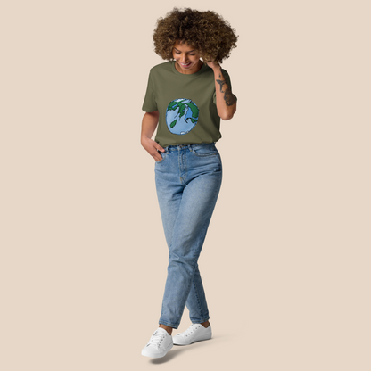 Cat Planet Finn organic cotton t-shirt