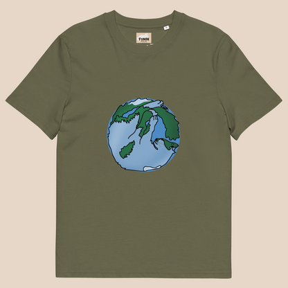 Cat Planet Finn organic cotton t-shirt