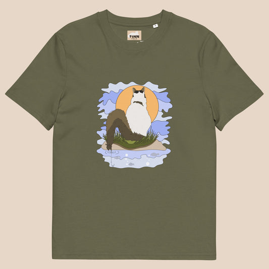 Tail fishing Finn organic cotton t-shirt