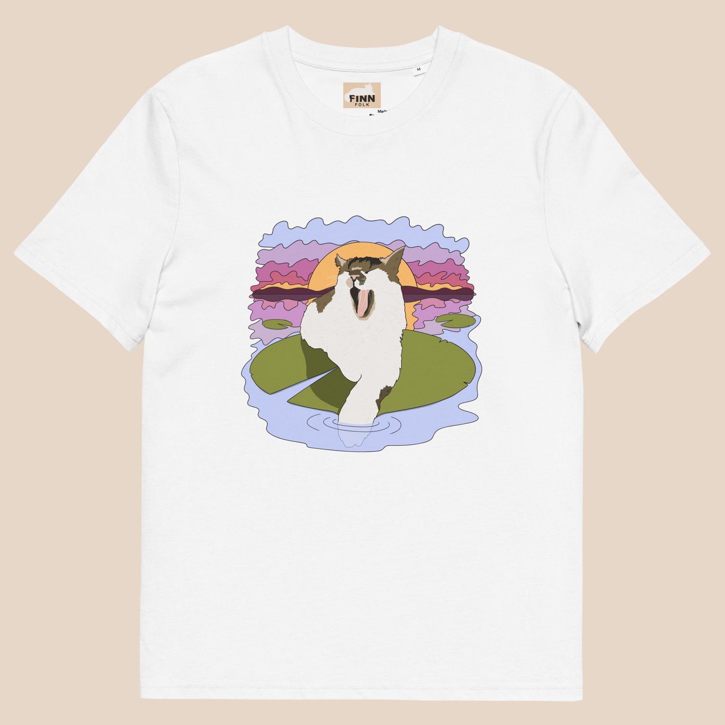 Finn's Sunset organic cotton t-shirt